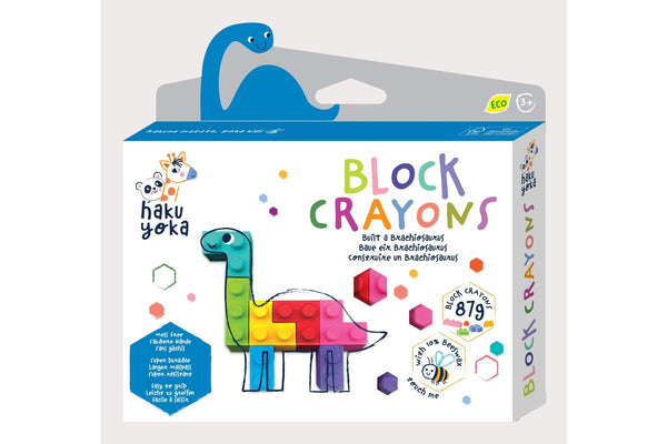 Haku Yoka: Block Crayons - Brachiosaurus