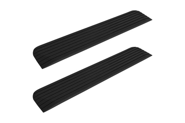 Threshold Ramps 2 Pcs 110x21x2.5 Cm Rubber Opbkio