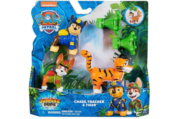 Paw Patrol: Jungle Pups - Chase, Tracker & Tiger Playset