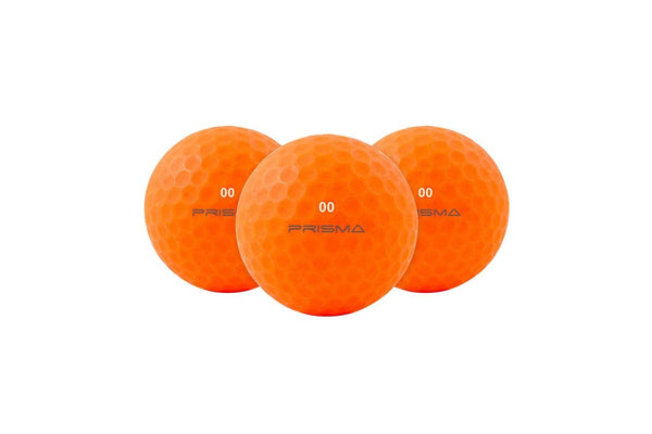 Masters Prisma Titanium Golf Balls (Pack of 12) (Orange) (One Size)