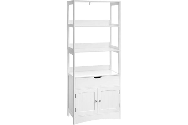 Vasagle Soglio Free Standing Storage Cabinet With 3 Open Shelves