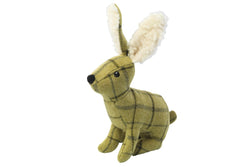 House Of Paws Hare Tweed Plush Dog Toy (Green) (One Size)