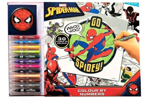 Spiderman: Colour By Numbers