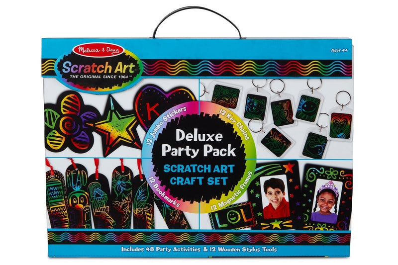 Melissa & Doug: Scratch Art Deluxe Party Pack