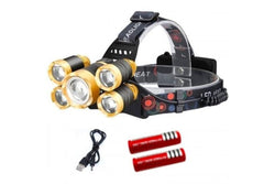 Zoomablerechargeable Led T6 Headlamp White - Standard