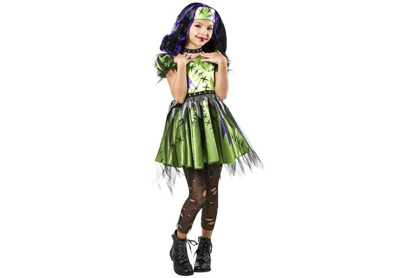 Monster High: Frankie Stein Dress - Kids Costume (Size: 6-8)