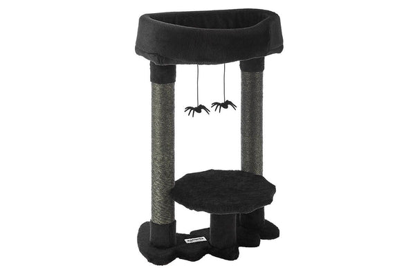 Zoomies Gothic Black - Medium Cat Scratching Post Tree - 65cm