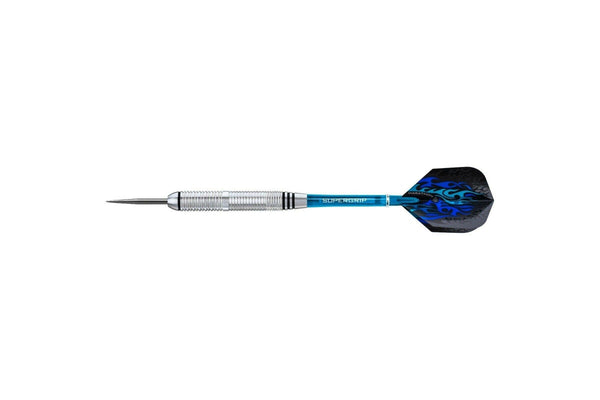 Harrows Blaze Inox Steel Darts (Silver/Blue) (24g)