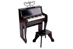 Hape: Learn with Lights Piano with Stool - Black