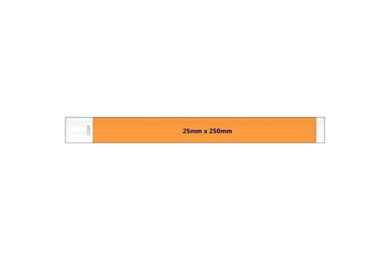 Makero Tyvek Wristband (Pack of 1000) (Orange) (One Size)