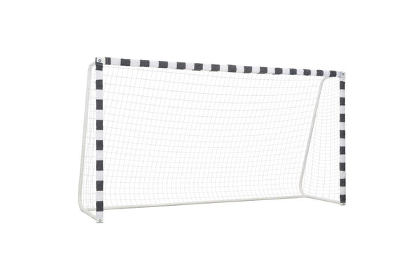 Soccer Goal 300X160x90 Cm Metal Black And White - One Size