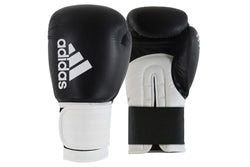 Adidas Hybrid 100 Boxing Gloves - Black/White (12oz)