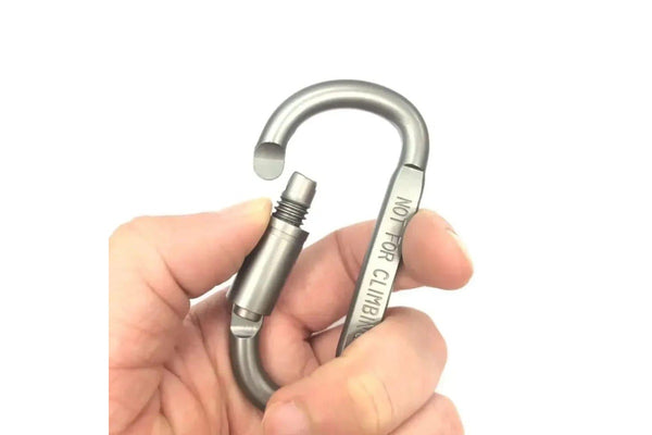 4 Piece Keychain Carabiner Set For Camping And Survival