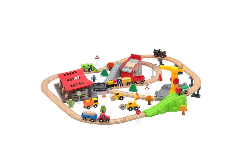 Gisborne Logging Wooden Train Set