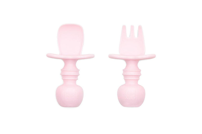 Bumkins: Silicone Chewtensils - Pink