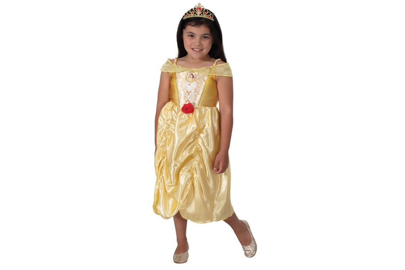 Disney: Belle - Costume & Tiara (Size: 5-6)