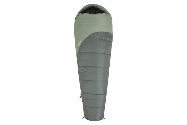 Mountain Warehouse Summit 250 Left Zip Mummy Sleeping Bag (Khaki Green) (200cm)