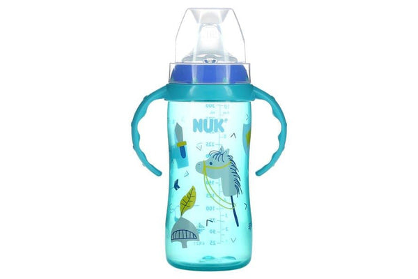 NUK Large Learner Cup 8+ Months Boys BPA Free Leak & Spill Proof 300ml