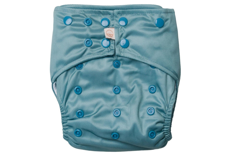 Nestling: Sassy Snap Nappy Complete - Denim (One Size)