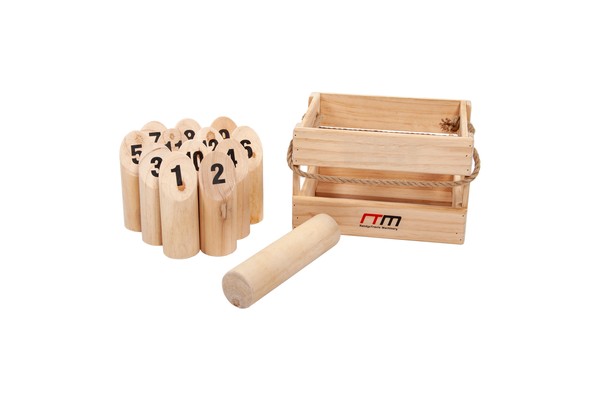 Number Toss Wooden Set Outdoor Games with Carry Case