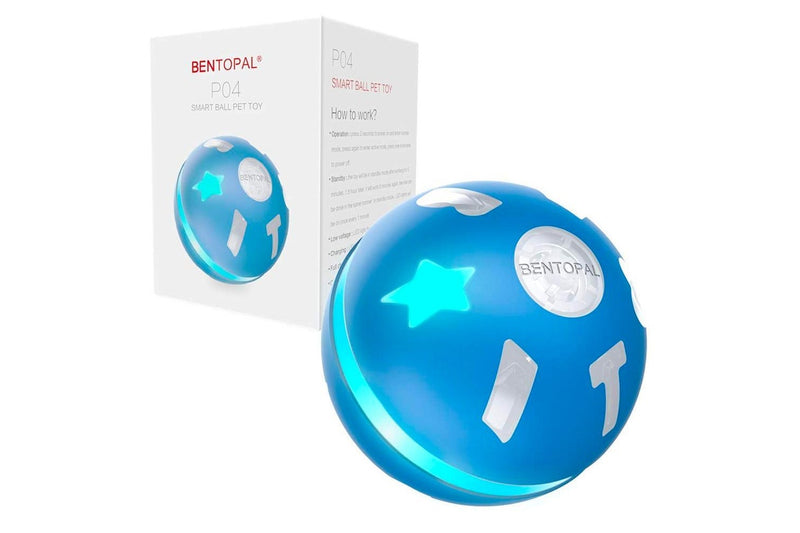 Bentopal LED Smart Ball Interactive Cats Dogs Pet Play Toy USB Rechargeable Blue