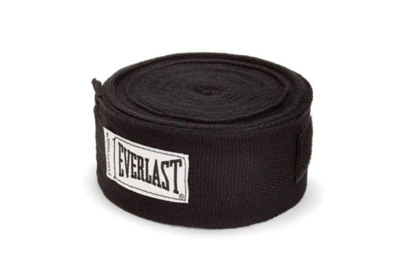 Everlast 180 Pro Style Hand Wraps Training Boxing Equipment Black