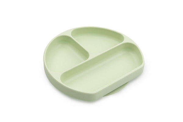 Bumkins: Silicone Grip Dish - Sage