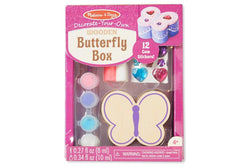 Melissa & Doug: Decorate Your Own - Butterfly Box