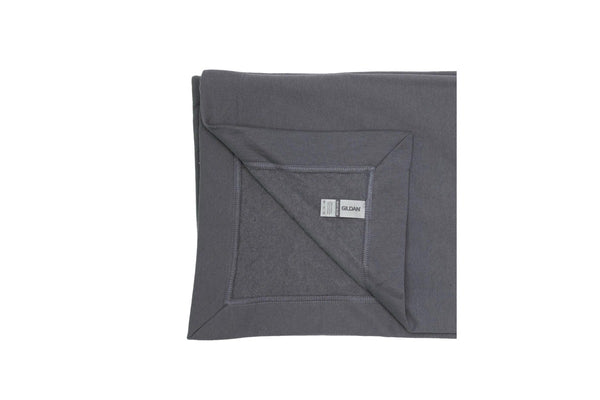 Gildan Heavy Blend Stadium Blanket (Charcoal) (One Size)