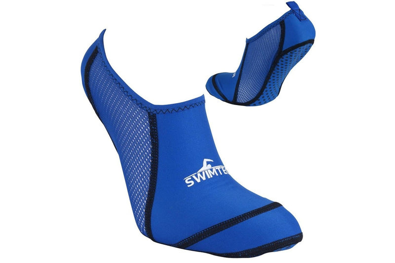 SwimTech Unisex Adult Pool Socks (Blue) (5 UK-7 UK)