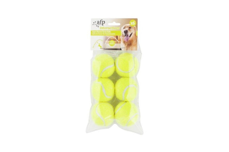 6 Pack Replacement Balls For Interactive Hyper Fetch Mini All For Paws