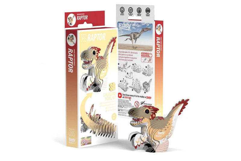 Eugy: Raptor - 3D Paper Model