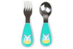 Skip Hop: Zoo Utensils Fork & Spoon Set - Unicorn