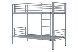 Fraser Country Single Metal Bunk Bed Frame - Grey