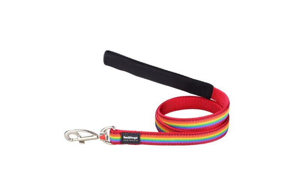 Dog Lead By Red Dingo Style Rainbow 2 x 120 cm