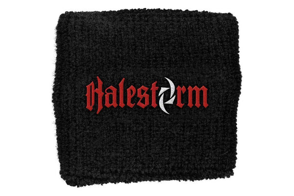 Halestorm Logo Embroidered Wristband (Black) (One Size)