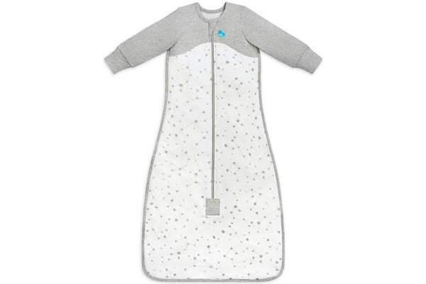 Love to Dream: Sleep Bag Organic Long Sleeve 1.0 TOG - Stellar White (Small)