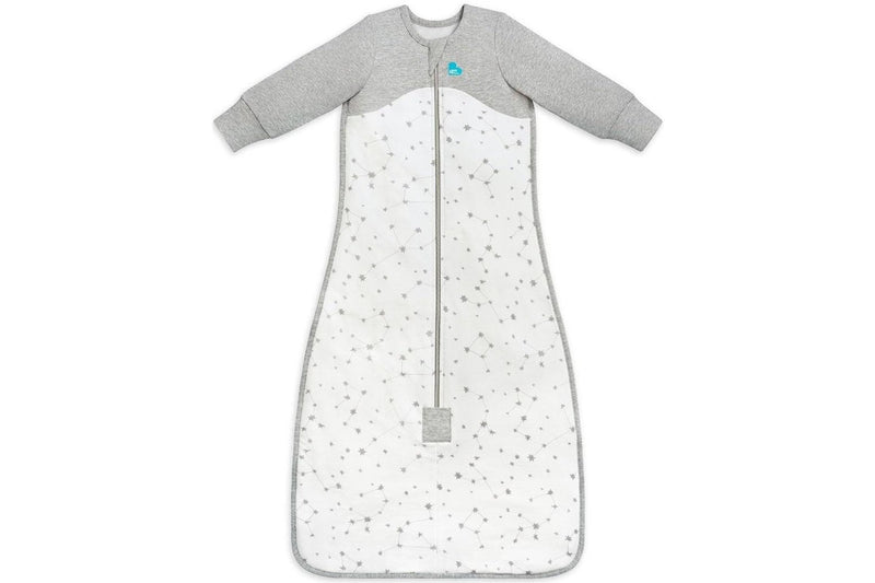 Love to Dream: Sleep Bag Organic Long Sleeve 1.0 TOG - Stellar White (Small)