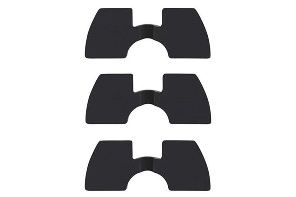 Rubber Modification Vibration Damper Pad For Xiaomi M365 Scooter 3Pcs Black - Standard