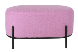 Fraser Country Teddy Bench & Ottoman - Purple