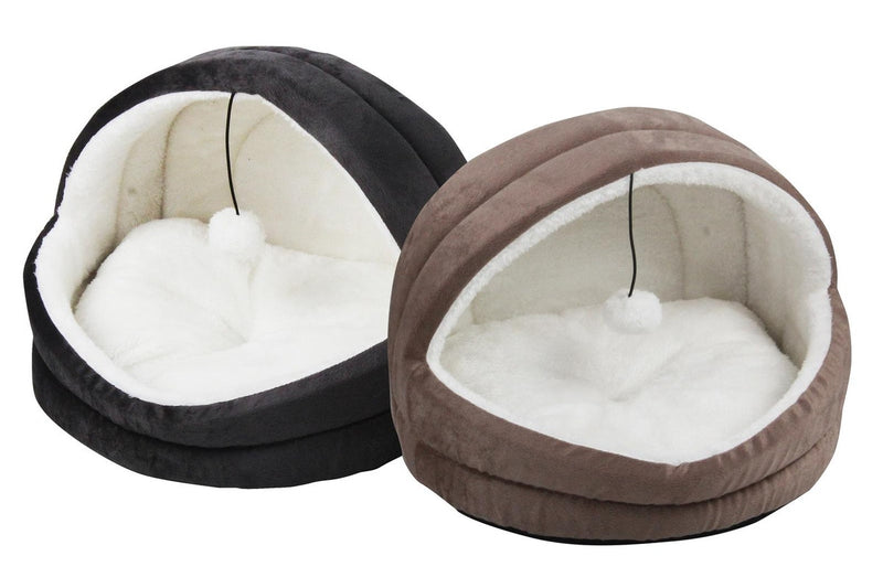 Pawise: Cat Igloo Bed - Gray