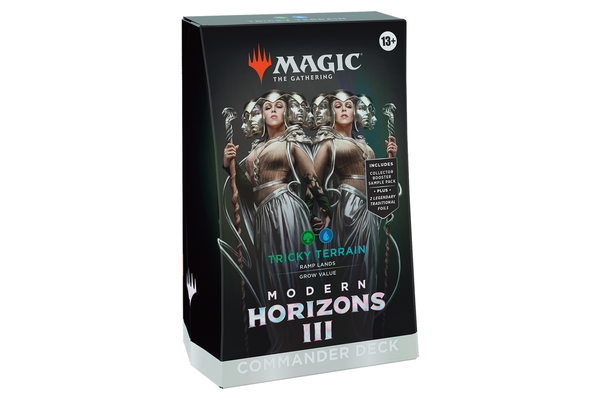 Magic The Gathering - Modern Horizons 3 Tricky Terrain COMMANDER Deck