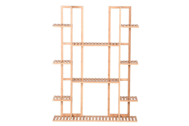 Bamboo Multi-Tiered Plant Shelf - Large