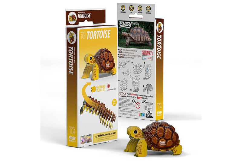 Eugy: Tortoise - 3D Cardboard Model