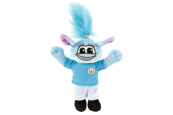 Manchester City FC Moonbeam Mascot Plush Toy (Sky Blue/White) (One Size)