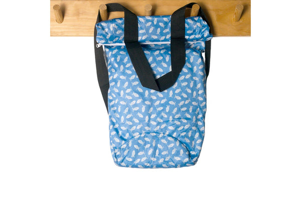 Nestling: Large Swim Wet Bag - Blue Fish