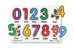 Melissa & Doug: See-Inside Numbers Peg Puzzle