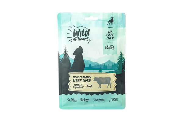 Wild at Heart: Air Dried Beef Liver - Dog Treat (80g)