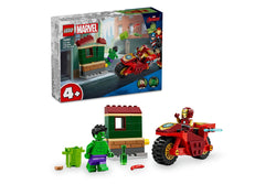 LEGO Marvel: Iron Man with Bike and The Hulk - (76287)