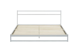 Ovela: Michelle Metal Bed Frame - White (Queen)